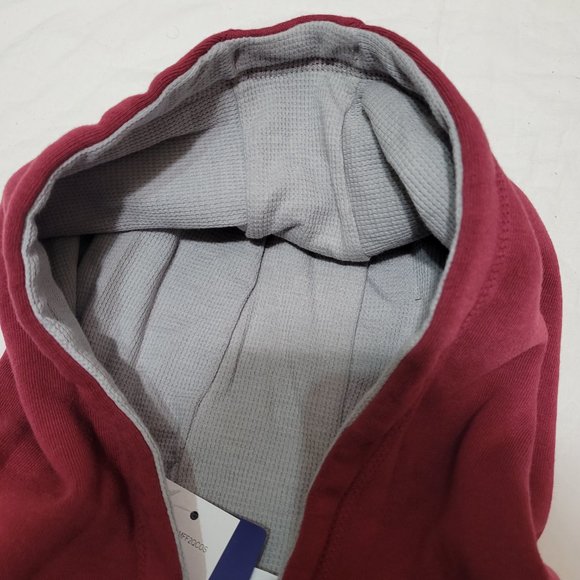 FSU Florida State Seminoles Logo x Champion Fleece Hoodie Garnet Gold Dark Red - Picture 9 of 10